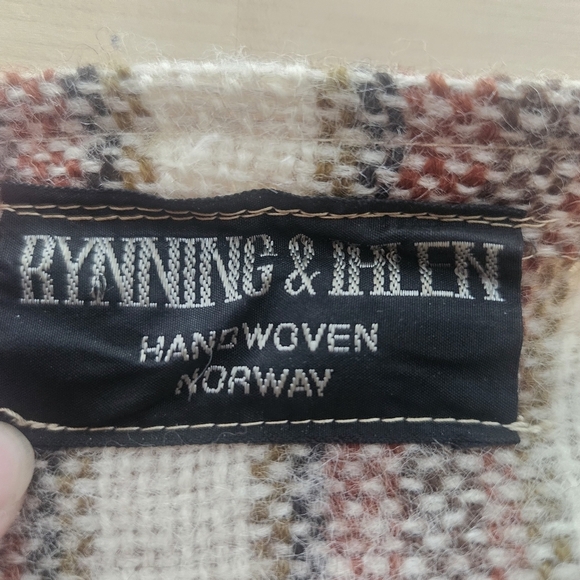 Rynning & Ihlen Handwoven In Norway Wool Shrug Cardigan Size M/L Lagenlook Boho - Picture 8 of 11